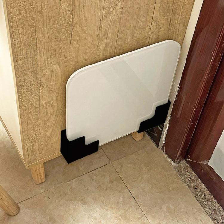 Sturdy ABS Weight Scale Wall Holder Easy Installation Space Saving Home Storage Solution