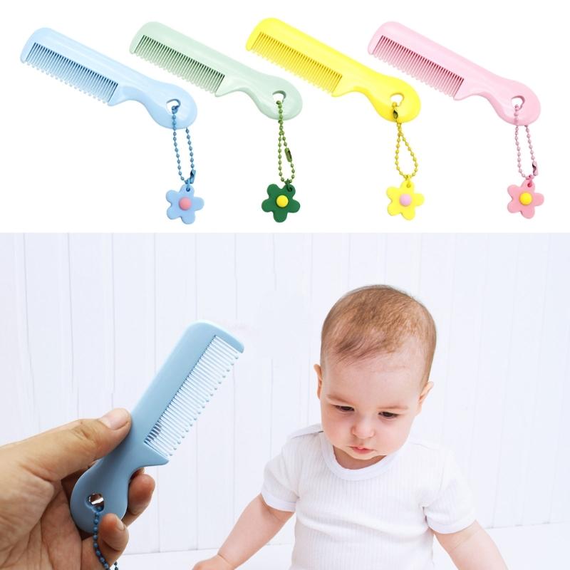Solid Color Safe Baby Comb Baby Hair Brush Baby Safe Comb Newborn Brush Baby Hairbrush Kids Comb Boy Girl Gift