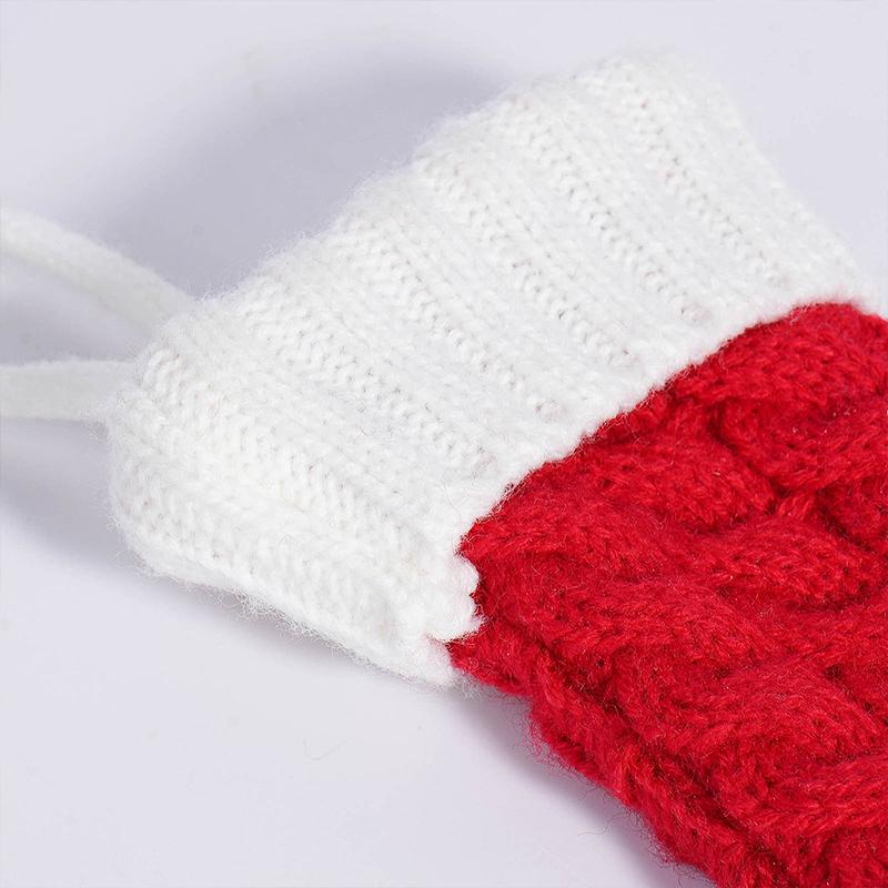 Christmas Cute Gift Stocking Christmas Tree Decoration Small Christmas Stocking Knife And Fork Set
