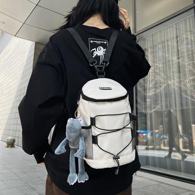 Large Capacity Chest Bag Women's College Student Shoulder Crossbody Bag Multi-functional Backpack