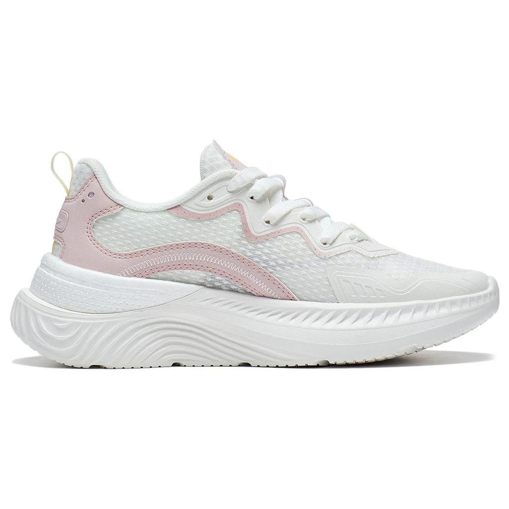 Li Ning Cyan Journey Textile, Synthetic Leather Slip Resistant Abrasion Resistant Low Top Sports Casual Shoes Women's AGLT058-4