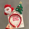 Christmas Head Toppers Antlers Christmas Tree Stylish Headband Merry Christmas Happy New Year Santa Claus Hair Band for Kids