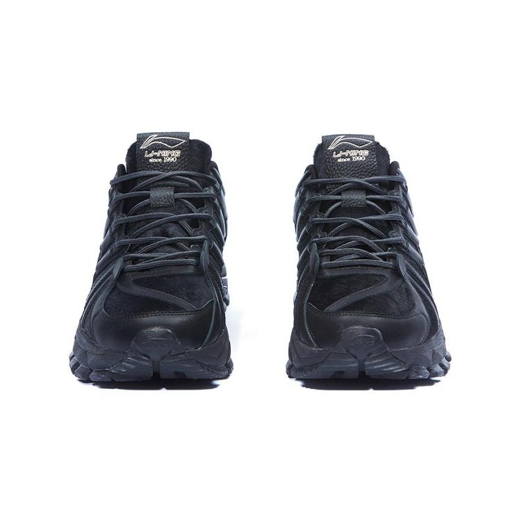 Li Ning Furious Rider ACE 1.5 Cushioning Slip Resistant Abrasion Resistant Low top Casual Shoes Men's Black ARYR009-6