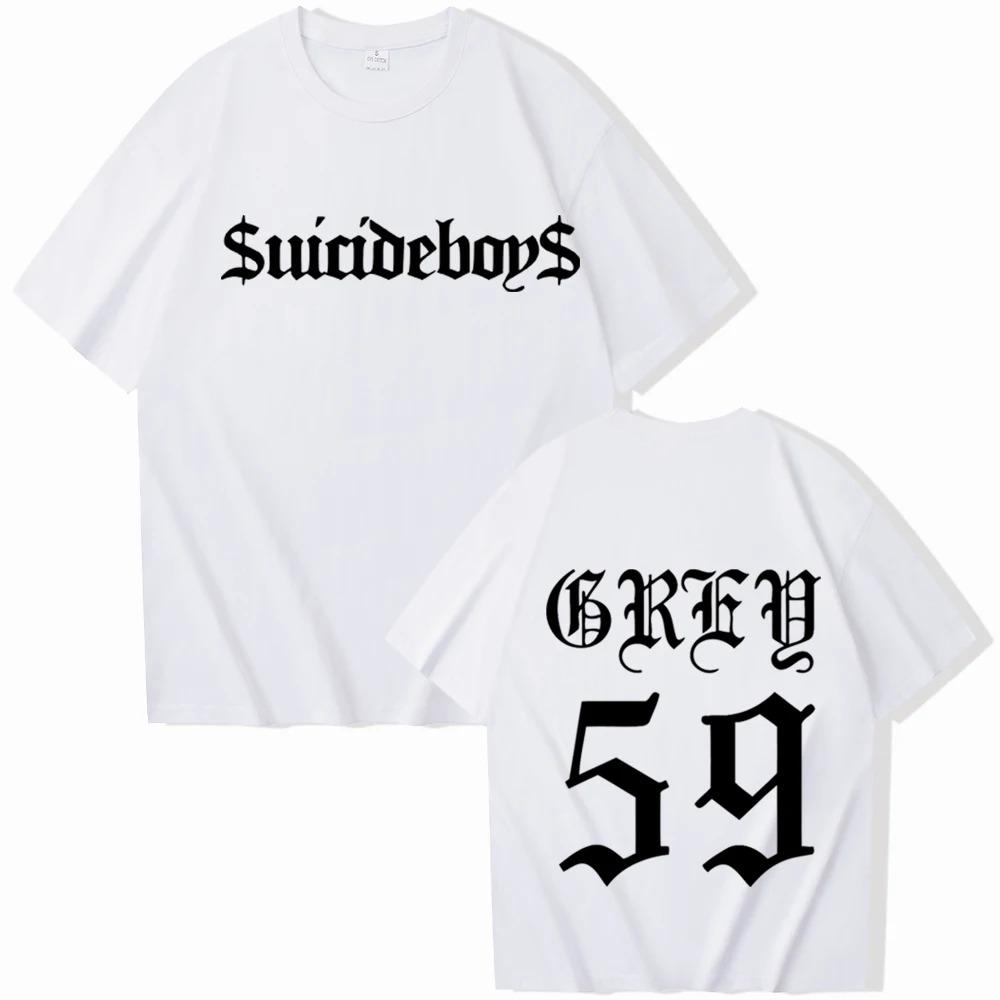 Suicideboys G59 Rapper Hip Hop Music T-Shirts Fashion Harajuku O-Neck Short Sleeve Unisex Woman Shirts Fans Gift