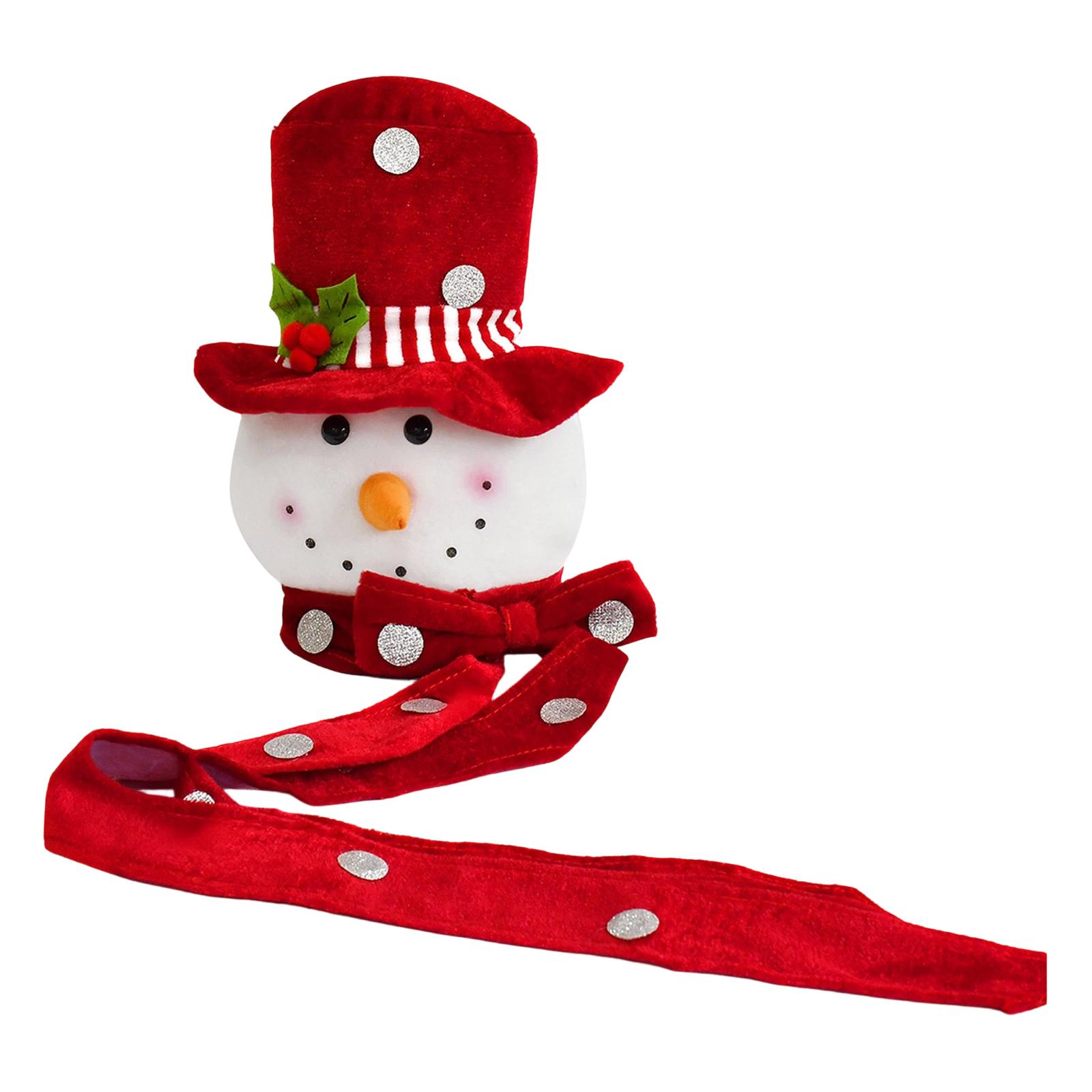 

Christmas Tree, Snowman, Creative Christmas Decorations, Christmas Tree Atmosphere, Treetop Doll One Size красный