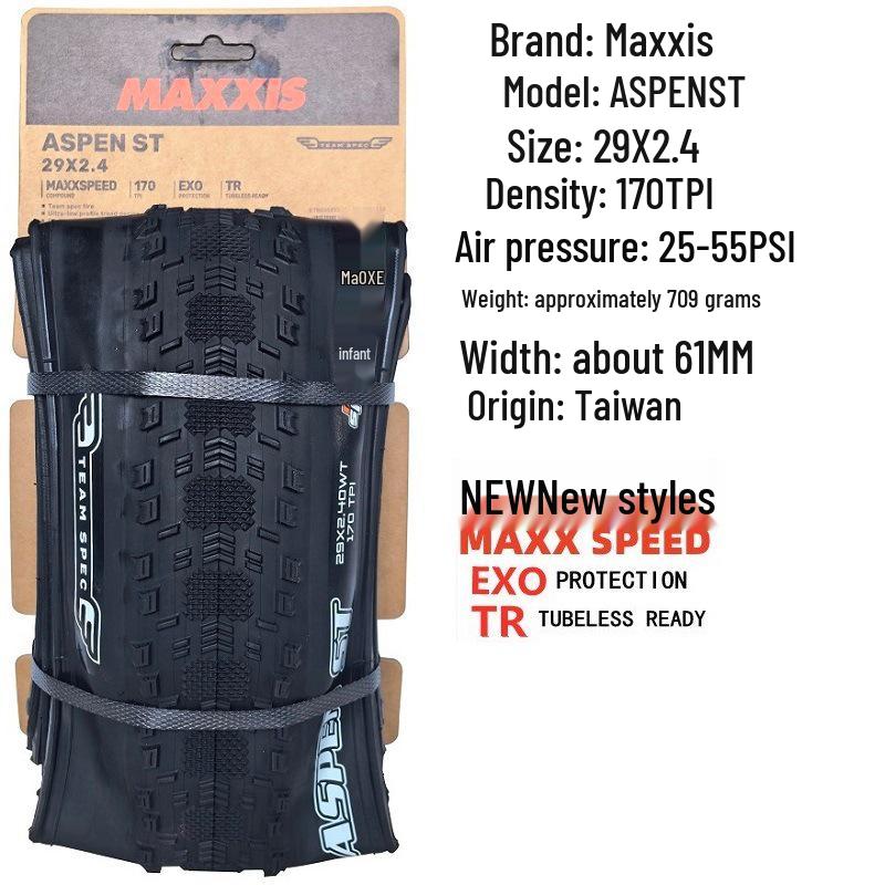 MAXXIS Aspen 27.5/29x2.1 MTB Foldable Off-Road Tubeless Tire 650B