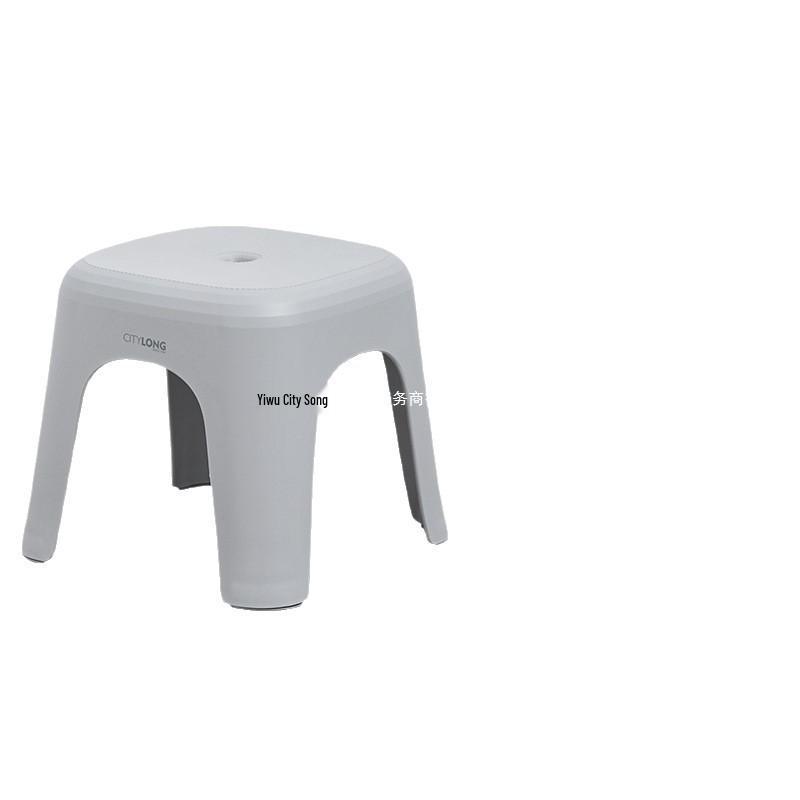 Nordic Stackable Non-slip Plastic Stool for Living Room and Dining Table