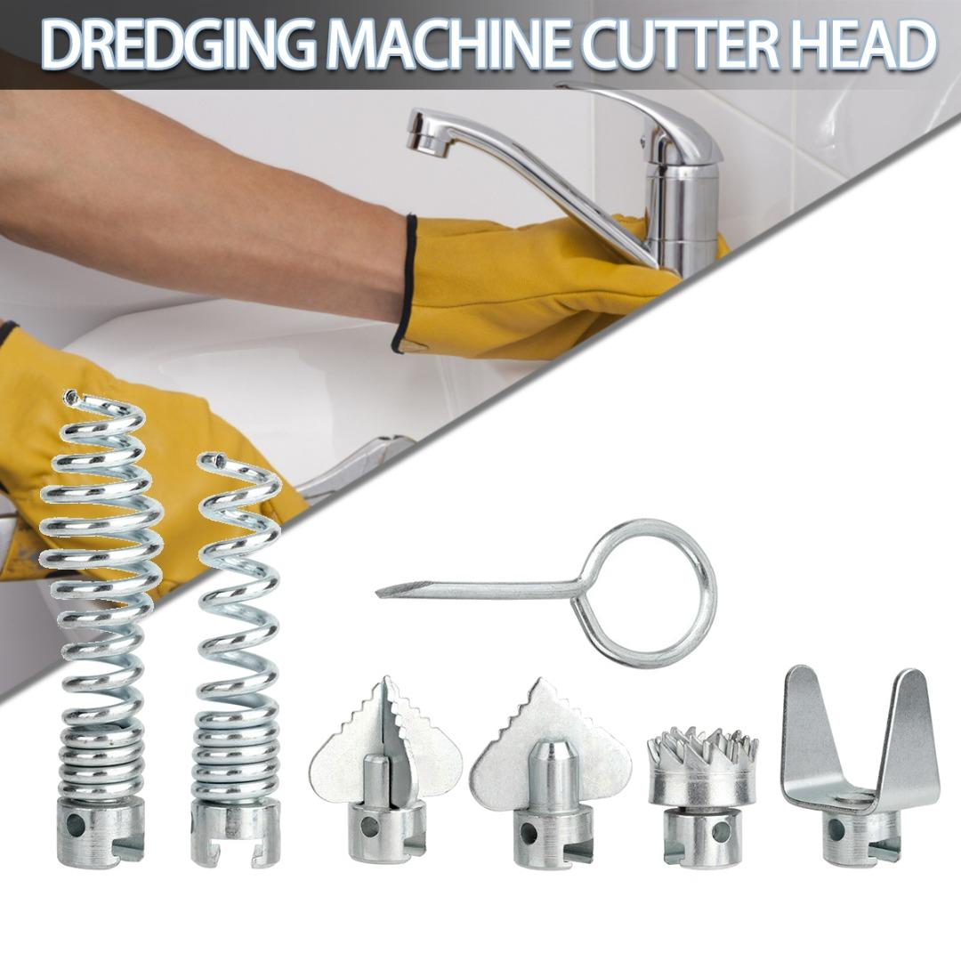 

PDTO 7 шт. Набор резаков Очиститель слива Сантехнические инструменты Кабельный шнек Засорение канализационной трубы