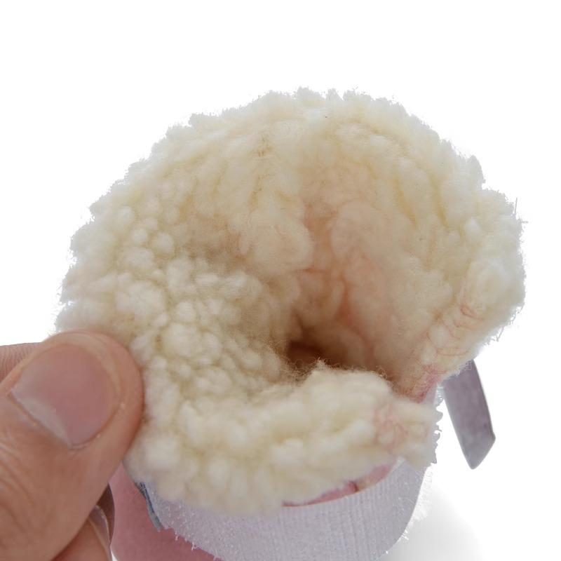 Reflective Velvet-Lined Dog Shoes: Warm, Soft Soled, Anti-Slip & Indoors Safe for Autumn/Winter.