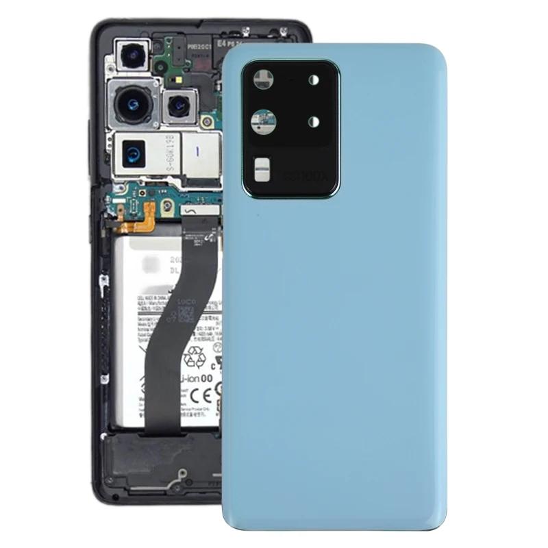 Battery Back Cover for Samsung Galaxy S20 Ultra with Camera Lens Cover Phone Rear Housing Replacement