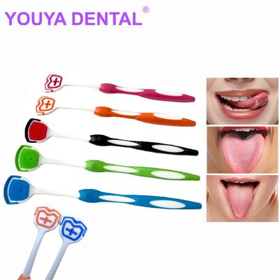 1 Pezzo Raschietto per Lingua in Silicone Spazzolino Pulitore Orale Alito Fresco Cura Orale Pulizia Patina Linguale Igiene Orale Strumenti di Cura Pulisci Lingua