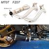 For Yamaha MT-07 FZ-07 MT07 FZ07 XSR700 2014-2023 Motorcycle Exhaust Front Pipe Muffler System Escape