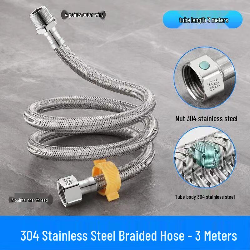 Xuanyong 304 Stainless Steel Braided Water Supply Hose