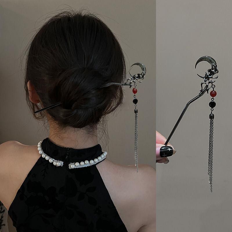Ancient Chinese Style Elegant Butterfly Tassel Hair Stick for Women Girls Classical Hairpin Chinese Hair Accessories Jewelry