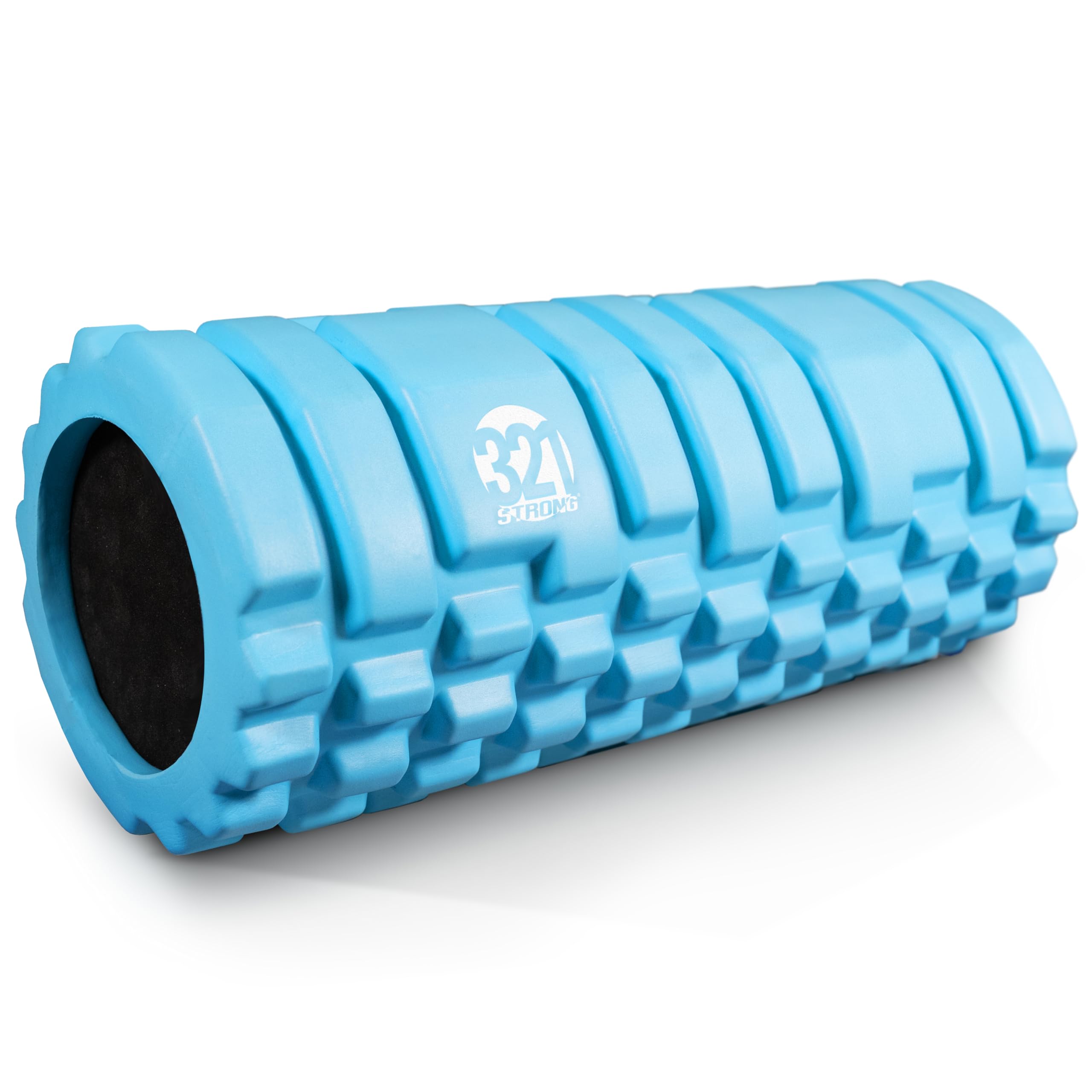 

321 STRONG Foam Roller – A medium-hard massage roller. Targets deep muscles. Includes an e-book with 4K instructional videos.