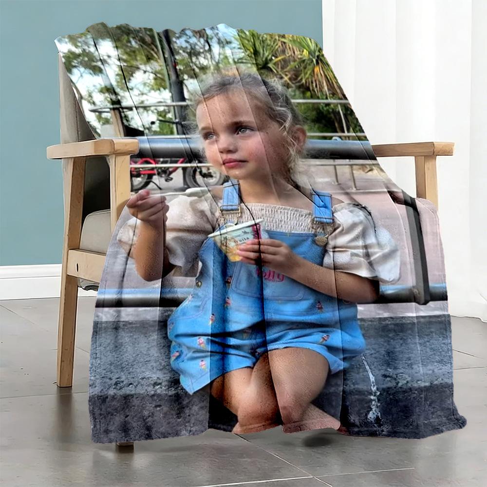 Customize Photos Personalized picture Blanket Lightweight Personalized Blanket Warmthful Decor Perfect for Picnics Bed Living Room Office