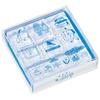 King Jim Clear Ice Set of Odekake Stamps, Mark, 6, Set, CLSSB-001