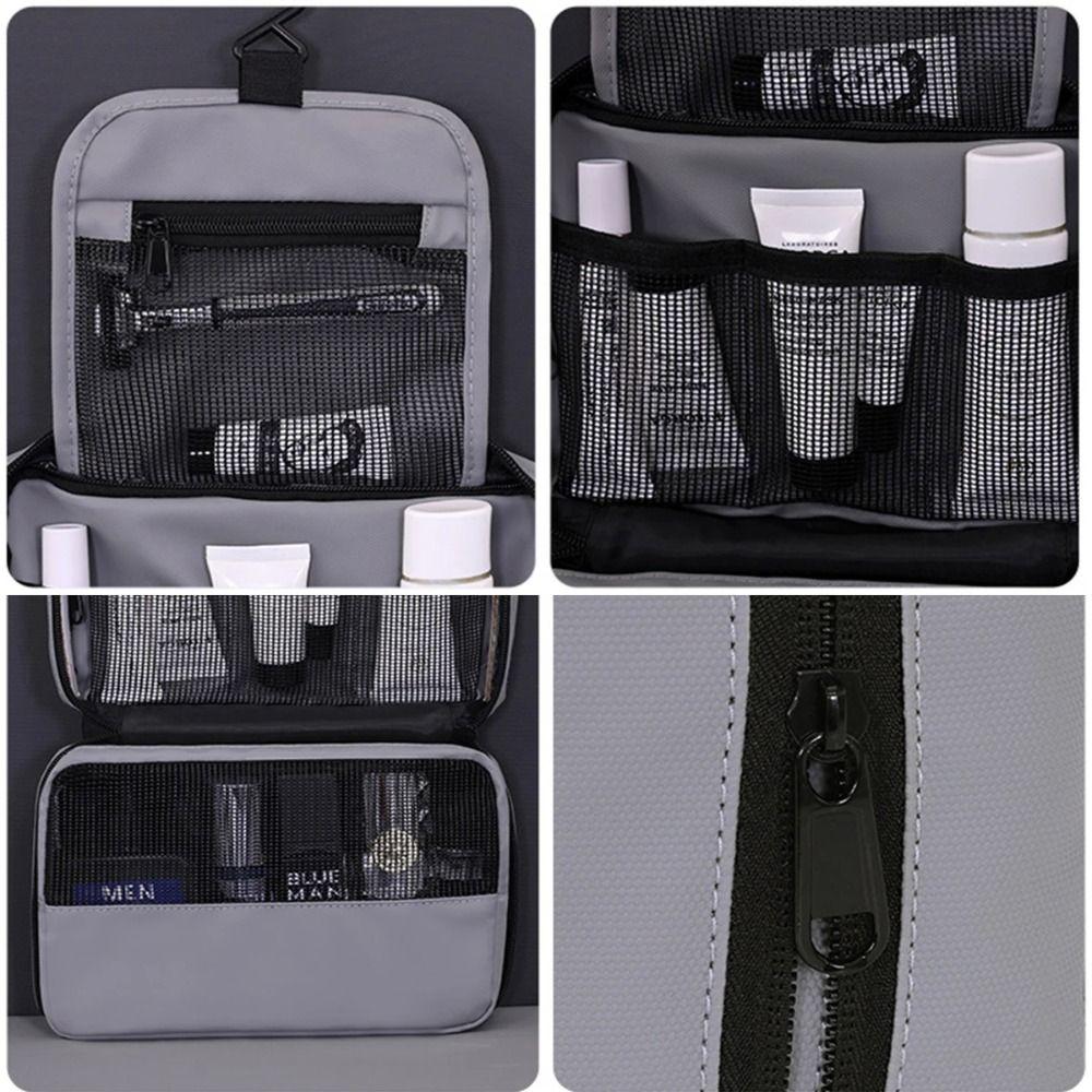 With Hanging Hook Hanging Makeup Cases Foldable Travel Essentials Organizer  Business Trip