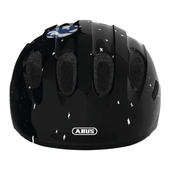 Japanischer ABUS SMILEY Fahrrad Rennrad Größe Schwarz Space [Offizielles Produkt] 2.0 Kinderhelm, Helm, Klein,