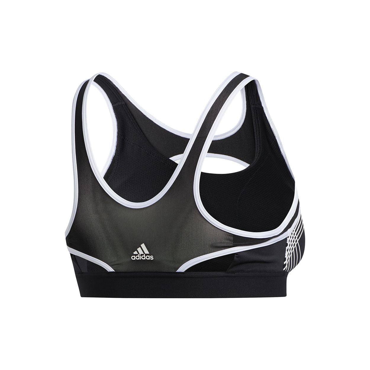 Adidas Drst Torch Bra средней интенсивности светоотражающий спортивный жилет женский — фото 2