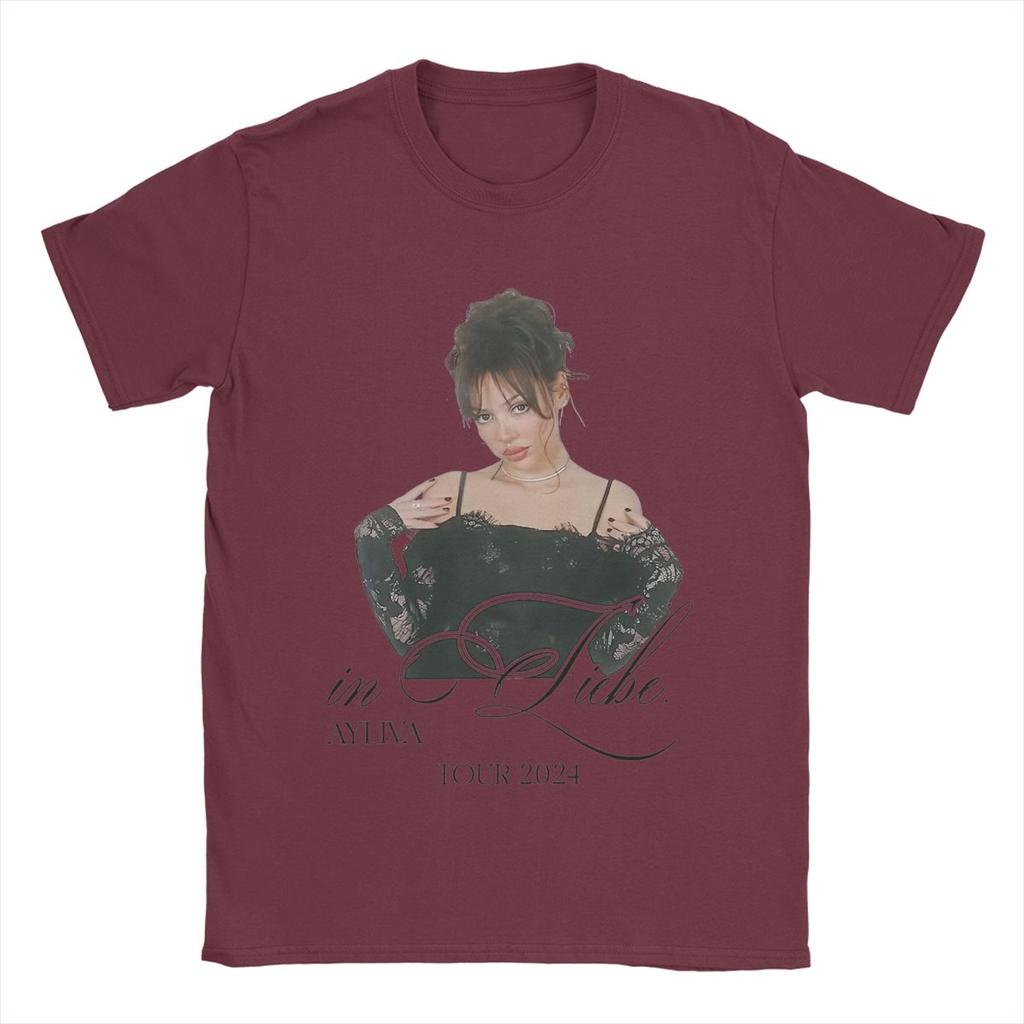 Men's Ayliva Liebe Tour 2024 T Shirt Cotton Tops Amazing Short Sleeve Round Collar Tees Unique T-Shirts
