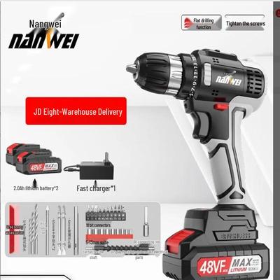 Nanwei Brushless Cordless Lithium Electric Drill CN Plug (adapter Included)