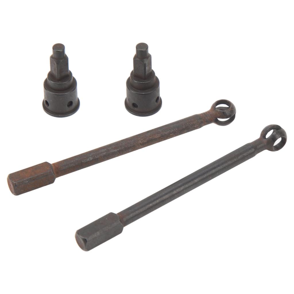 RC Drive Shaft Rust Proof Steel Front Axle Drive Shaft Set Replacement for Axial 1/18 UTB18 Capra Remote Control Car