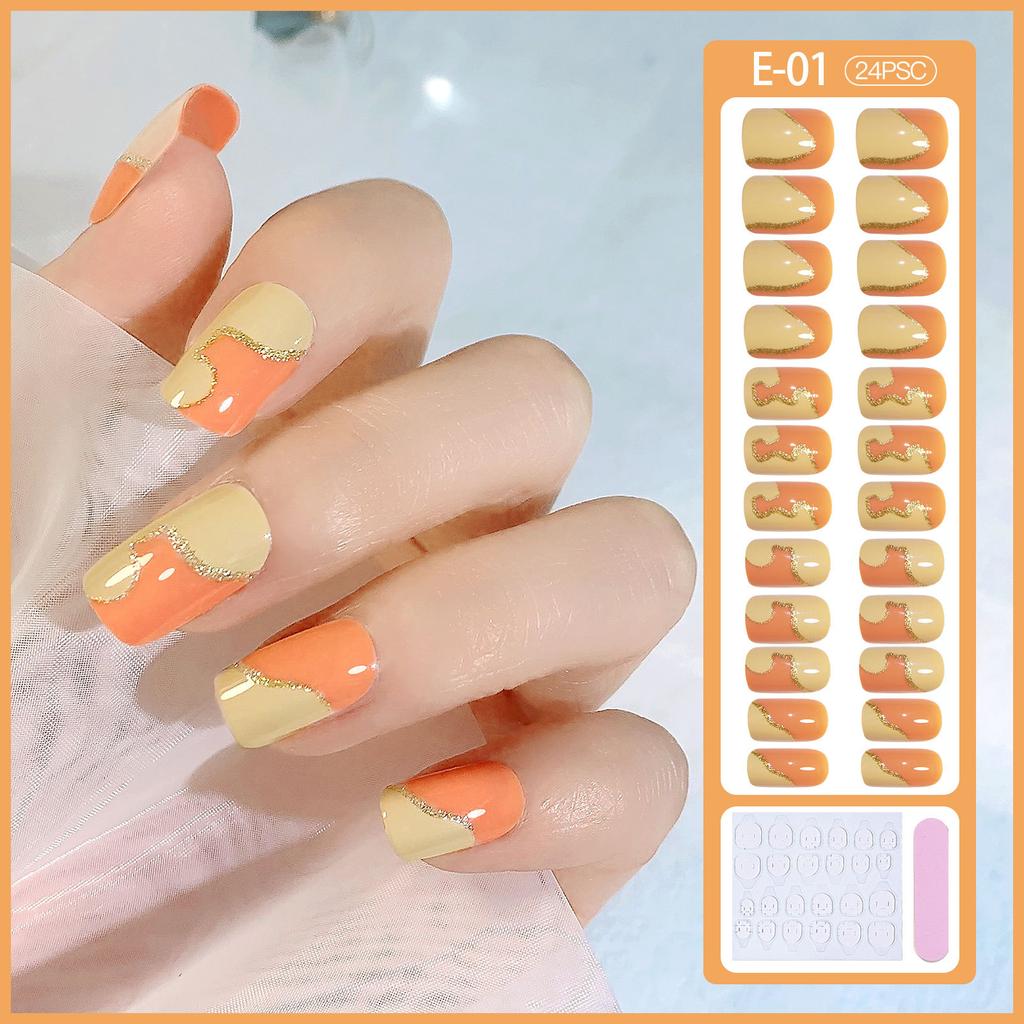 Fake Nail Patches Wearing Nails Finished Nail Patches Nail Patches Disassembly Nail Patches for Women To Take Off Nail Patches