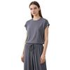 Modal Loose Homewear Set O-neck Tshirts Short Sleeves and Wide Leg Pants Casual Streetwear Suit All Match
