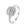 Starlight Row Moissanite Ring Platinum - Timeless Design Sparkling Jewelry for Perfect Confession