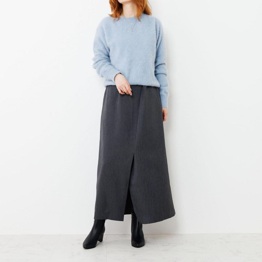 Genuine leather cushioned soft boots made in Japan by HIMIKO, 5.5cm heel with belt part design, 653401, black, size 235