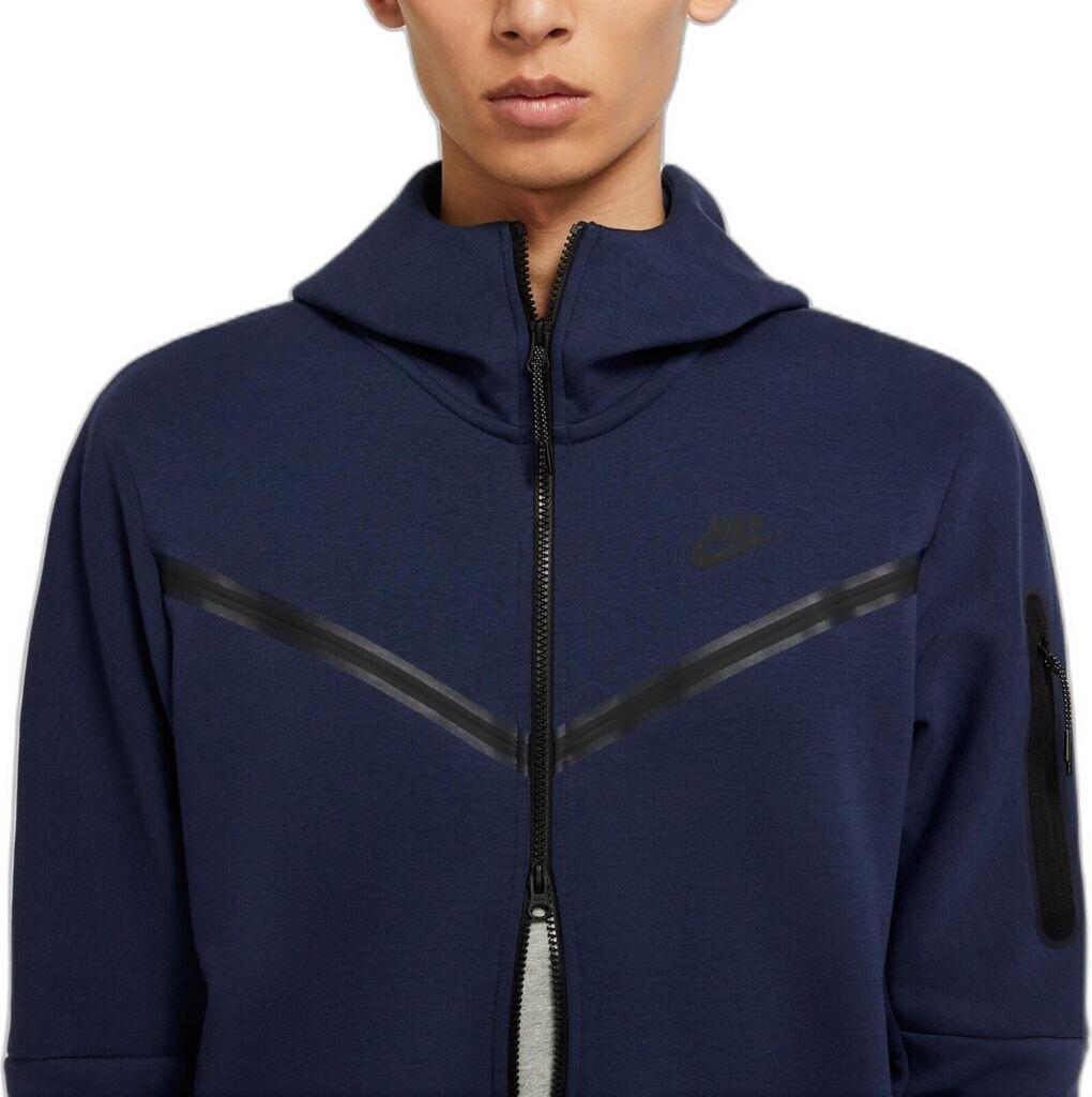 Куртка Nike Tech Fleece Windrunner Full Zip Hoodie (CU4489) midnight navy/black