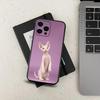 Pet Sphynx Sphinx Cat Phone Case For Apple iPhone 15,14,13,12,11,Pro,X,XS,Max,XR,Plus,Mini Soft Black Cover