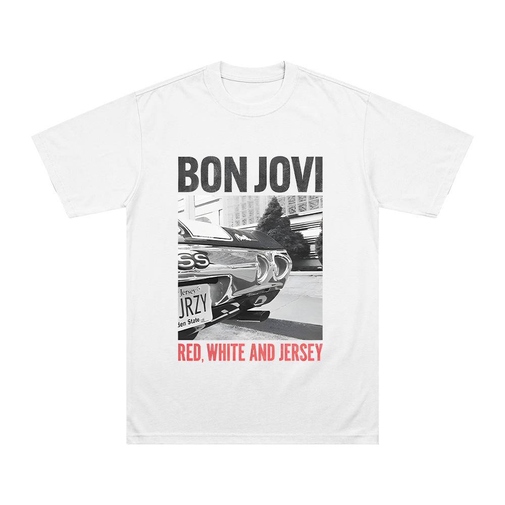 

Bon Jovi FOREVER T-Shirt Casual Men Women Hip Hop Short-sleeve T Shirt Harajuku Styles Fashion Unisex Cotton Clothes Streetwear 5XL різнокольоровий