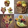 Festival Snacks Platter Halloween Party Essential Wooden Appetizer Tray For Cheese Meat Fruit Display