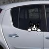 Peeking Cat Car Stickers Car Window Decals, Waterproof Removable Vinyl Black White Animal Decals for Cars Motorcycles Laptops, Funny Pet Design,