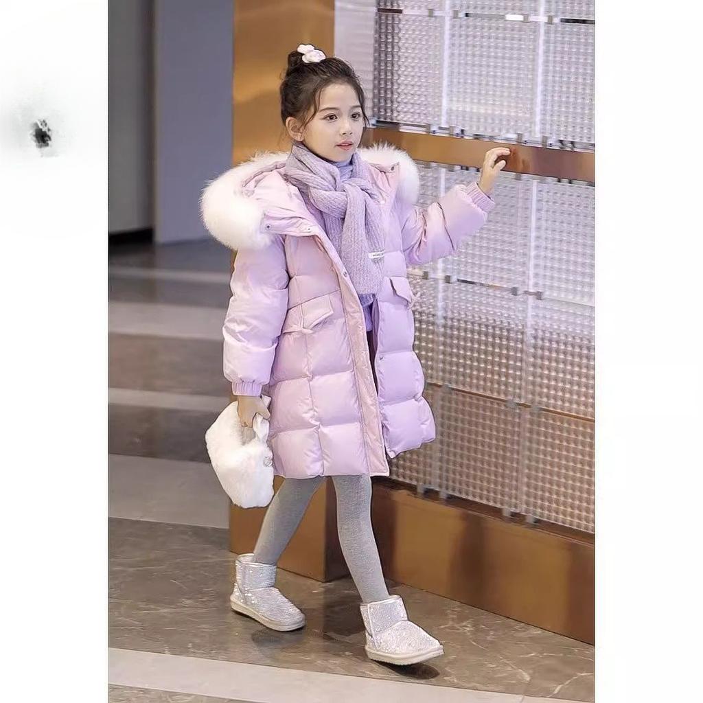 Modische Baumwollgepolsterte Kleidung für Mädchen, Kinder Daunen-Baumwollgepolsterte Kleidung, Winter Baumwollgepolsterte Jacken