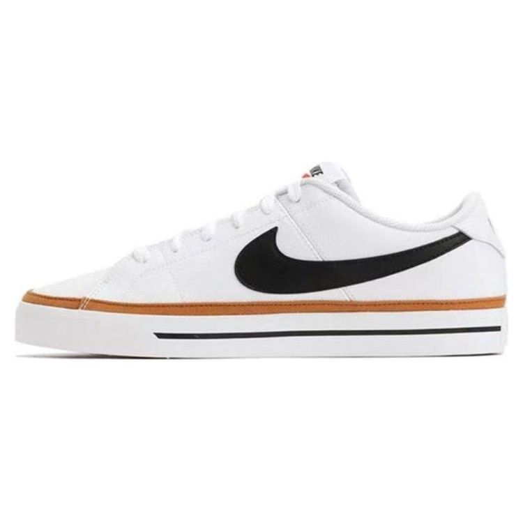Nike Court Legacy Slip Resistant Lightweight Low Top Skate Shoes Men Sneakers White Purple Yellow DZ2778-157