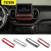 TESIN Car Central Console Navigation Screen Decoration Frame Trim Sticker For Ford Bronco Sport  2022 Interior
