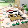 1Pc Christmas Jack Skellington Carpet Rug Soft Washable Antislip Home Living Room Sofa Mats Personalized Christmas Rug