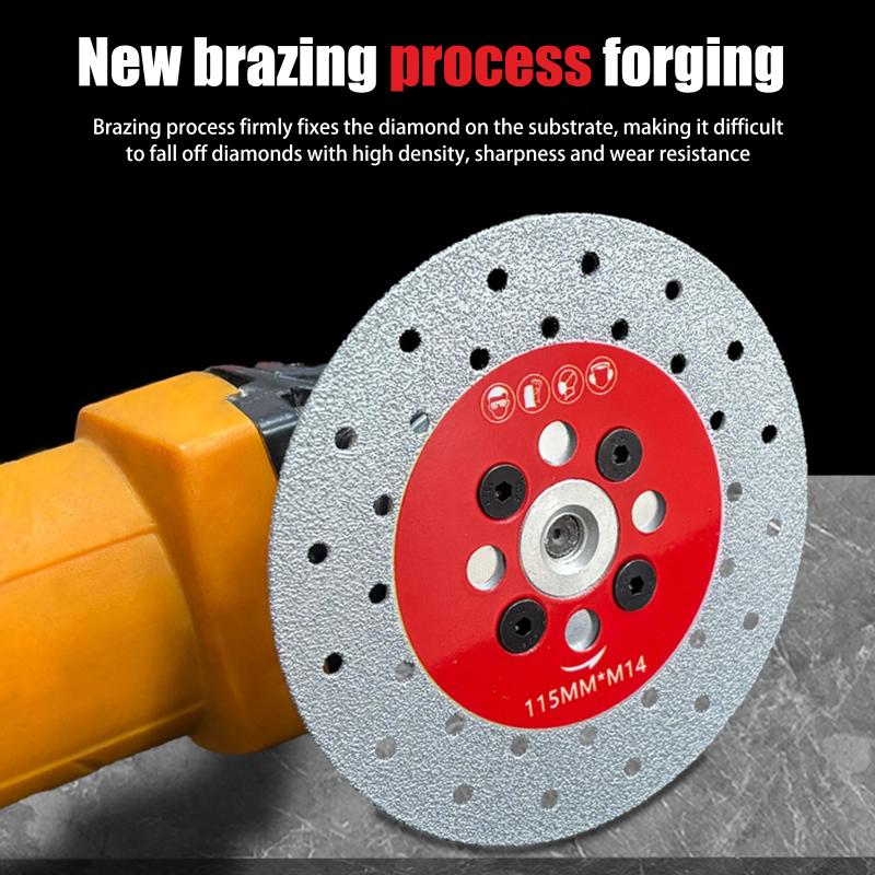 M14 Vacuum Brazed Diamond Cutting Granite Saw Blade Diamond Cutting Grinding Disc For Marble Concrete Ceramic Tile Angle Grinder