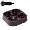 Wheat Straw Stainless Steel Double Pet Bowl - Anti-Choke Slow Feeder for Dogs and Cats