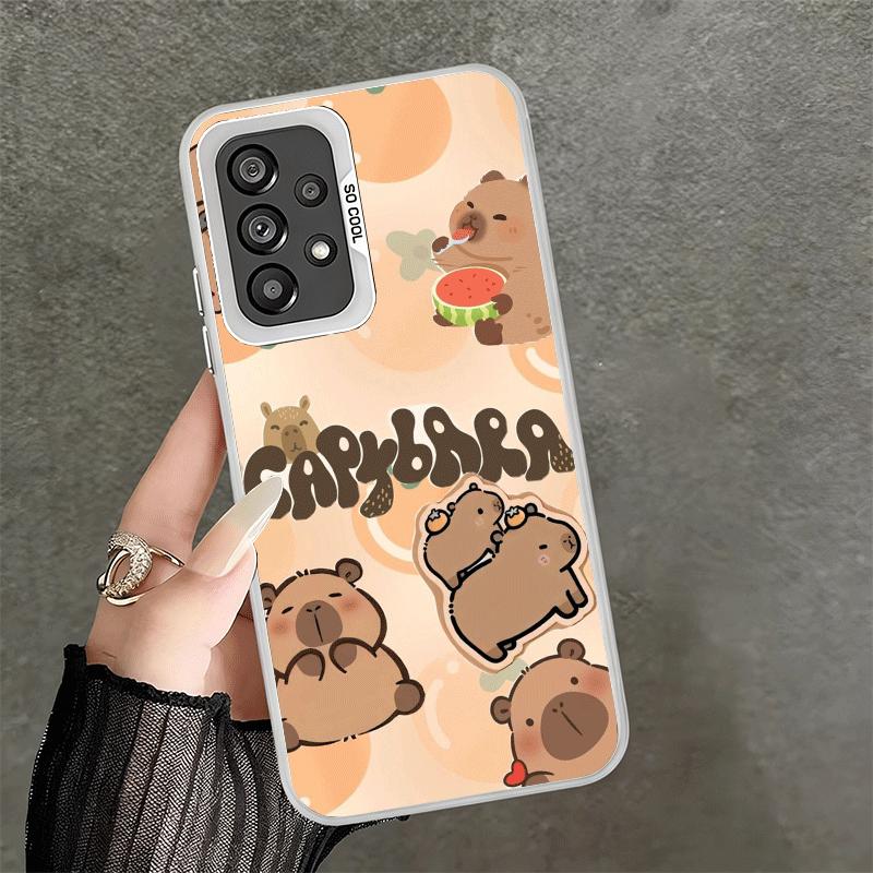 

Funny Capybara Cartoon Cute Soft Phone Case for Samsung A17 A16 A15 A14 A13 A57 A56 A55 A54 A53 A37 A36 A35 A34 A33 A26 A25 A24 Samsung A14