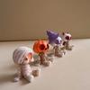 8 Pcs/Set Pumpkin Ghost Skull Design Mini Figurines Set Resin Decor Figurines  Halloween Party