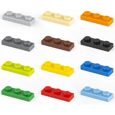 80 Pièces Gros Blocs Briques de Construction Fines 1x3 Éducatif Assemblage Jouets de Construction pour Enfants Taille Compatible Avec 3623