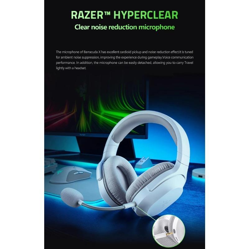 Razer Barracuda X Bluetooth USB Wireless Headset Gaming Headset Microphone