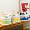 Creative Simulation Birthday Cake Plush Toy - Small Animal Fruit Cake Cloth Doll Birthday Gift