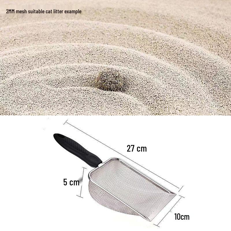 Multifunktionale Katzenstreu- & Tierabfallschaufel für Reptilien und Vögel
