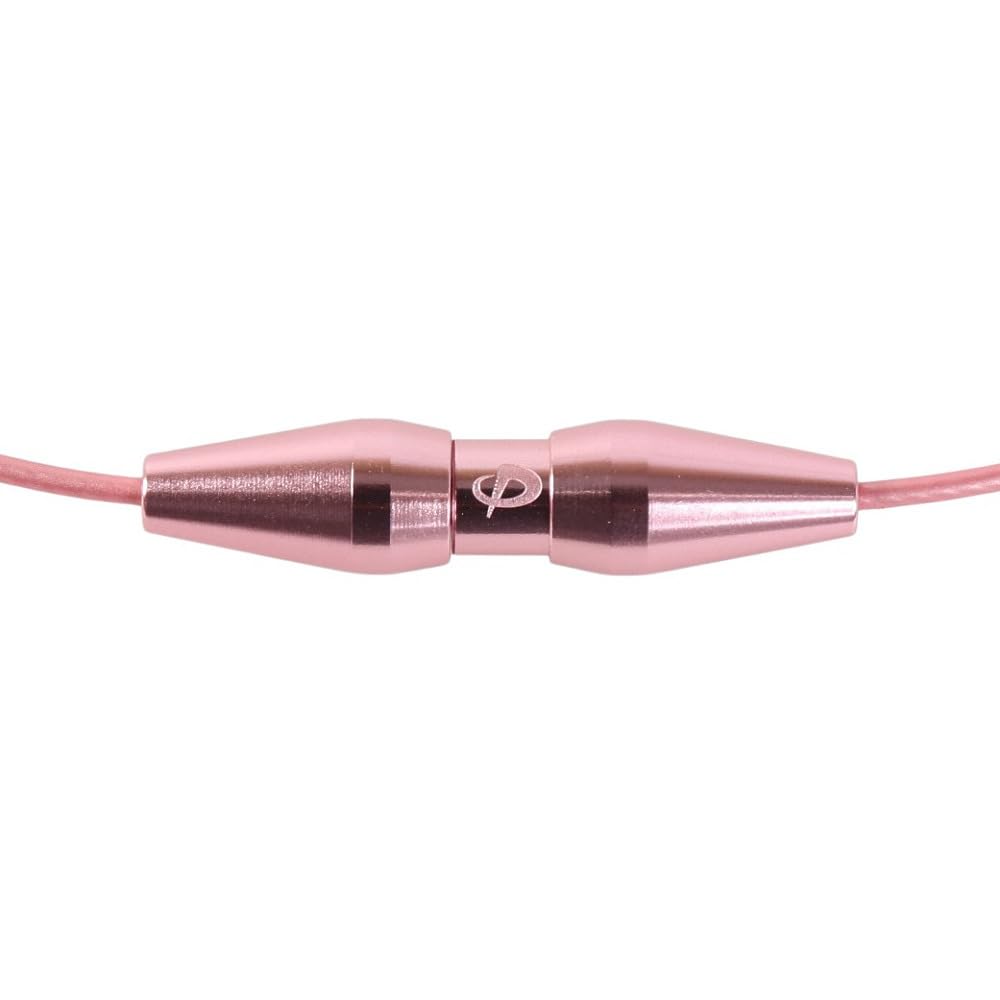 phiten RAKUWA Wire Necklace, EXTREME Pink, 43cm [Relieves stiff shoulders and neck] [Made with Phiten's advanced Metax technology]