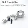 1pc Clamp Collar Double Split 6mm To 40mm Shaft Collar Clamp Type Collars Retaining Ring Double Split Setscrew Shaft Collar